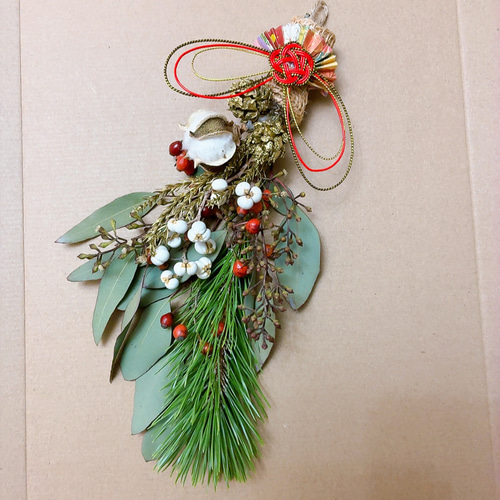 お正月飾りスワッグ15 ドライフラワー Satsuki 通販 20250000｜Creema