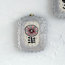 油絵 ミニ絵画 【ミモザの港】 絵画 HR 通販 14065003｜Creema(クリーマ)