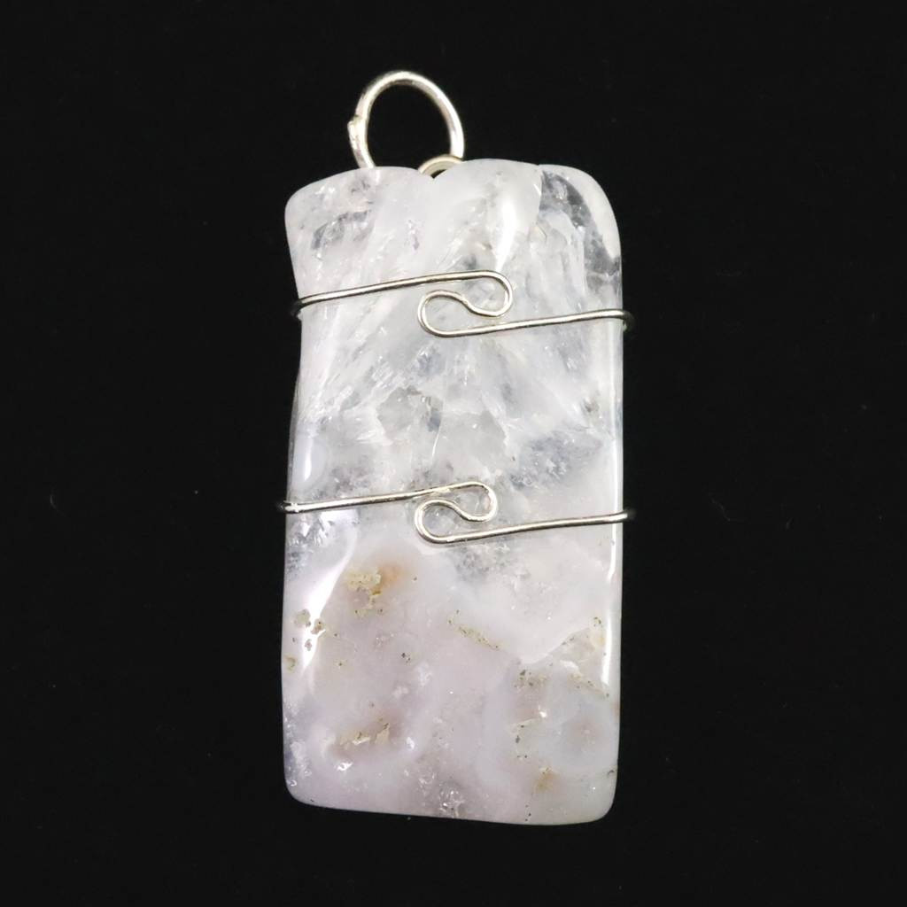 H&E社 サウラライトアゼツライト  タンブル ペンダント 9.2g　 #33557