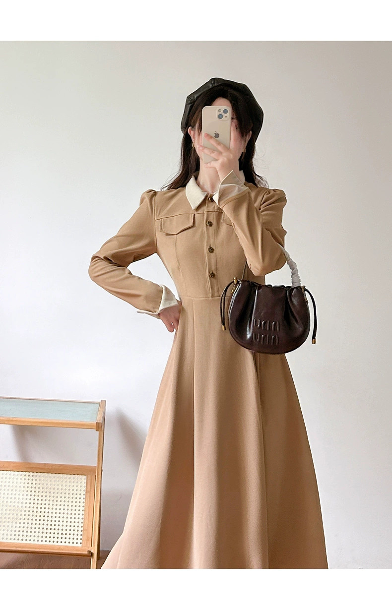 カーディガン トレーナー コート ジャケット 裏起毛 秋冬黒ふわふわ裏起毛ニットフード付きロングコート 受注制作 通勤