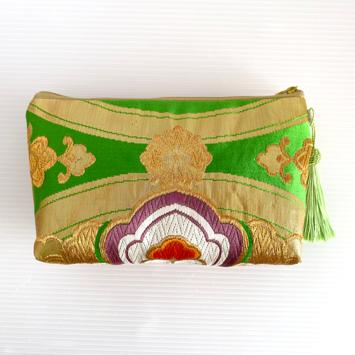 大人可愛いセレブポーチ帯リメイクポーチ化粧ポーチマルチポーチ着物