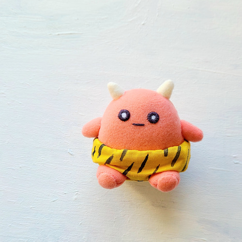 小鬼(赤鬼)のぬいぐるみ 節分 節分飾り ぬいぐるみ くろまる