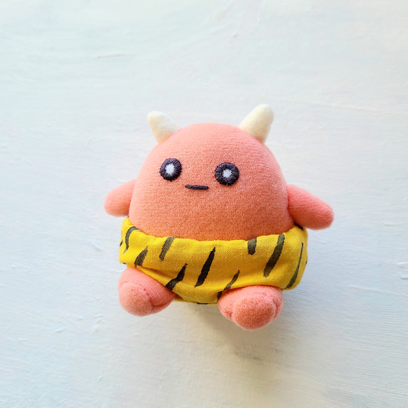 小鬼(赤鬼)のぬいぐるみ 節分 節分飾り ぬいぐるみ くろまる