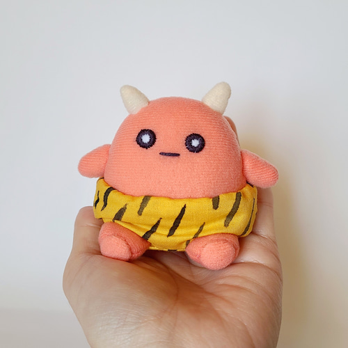 小鬼(赤鬼)のぬいぐるみ 節分 節分飾り ぬいぐるみ くろまる