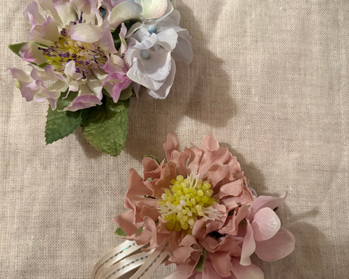 Creema限定 新春福袋2026 コサージュ スカビオサ 春 入学式 卒園式