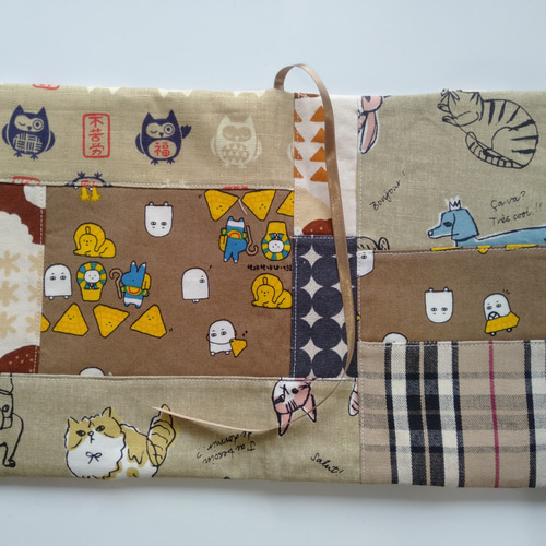 四六判布のブックカバー(もったいないエジプト） ブックカバー