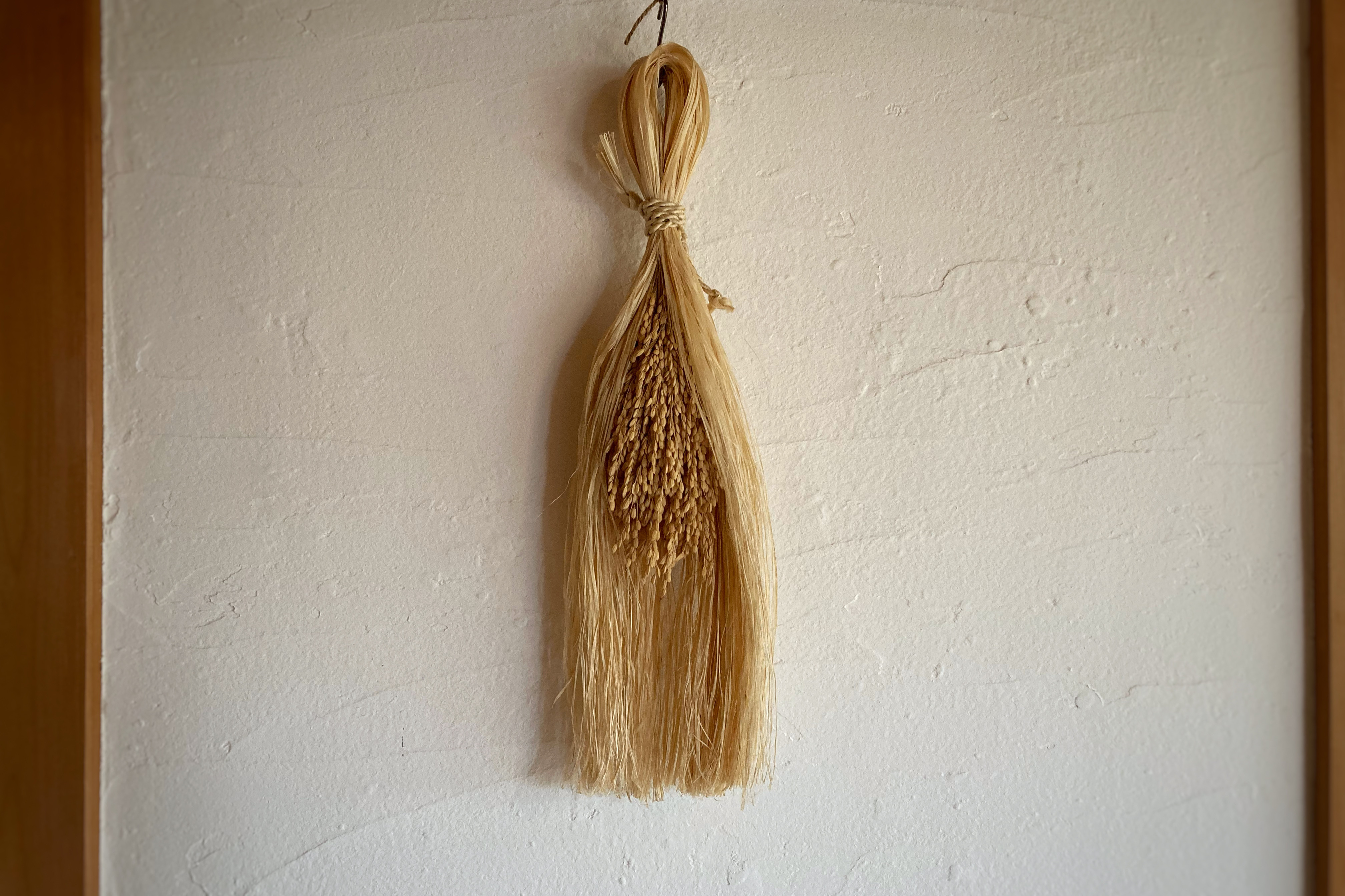 正月飾り　打麻と稲穂