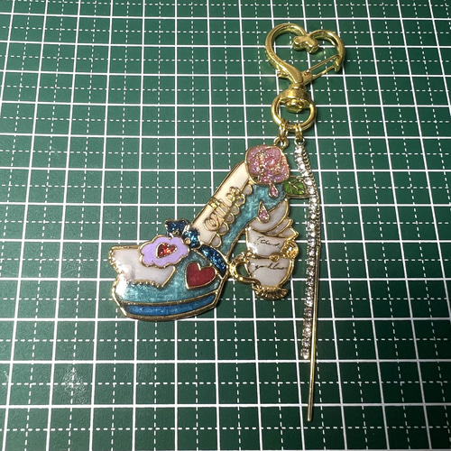 プリンセスヒール チャーム ② レジン バッグチャーム さくら♪ 通販