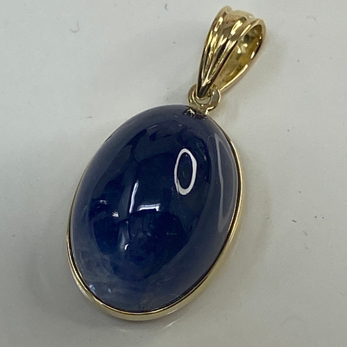 K18 天然石タンザナイト　oval ペンダントトップ　18金　2 他計2点 K18 天然石タンザナイト oval ペンダントトップ 18金 2 他計2点 K18