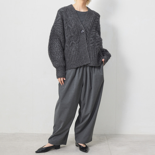 心惹かれる6種の編地】モヘア混で超あたたか！大人のゆったり