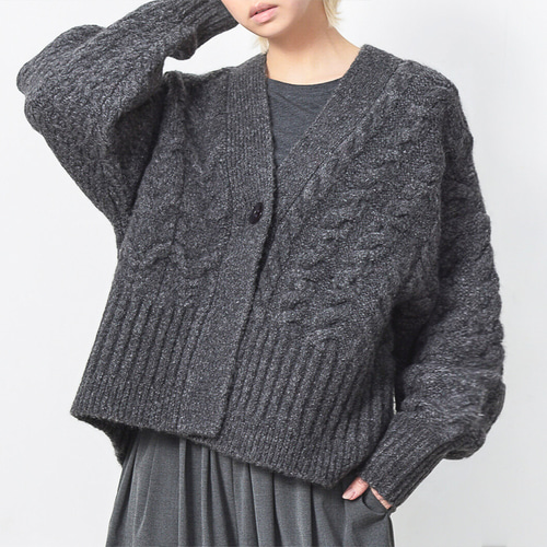 心惹かれる6種の編地】モヘア混で超あたたか！大人のゆったり