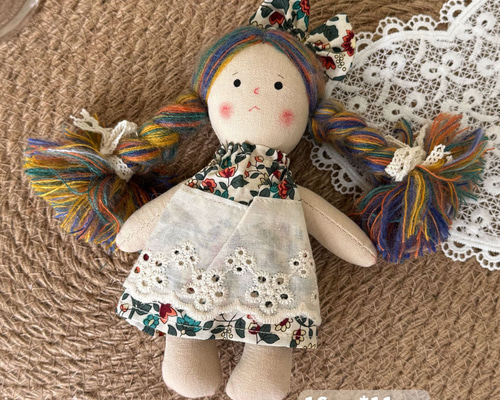 ドールチャーム　バックチャーム　ハンドメイド　ぬいぐるみ ぬいぐるみチャーム 通販 ドッグチャーム ぬいぐるみ キーホルダー