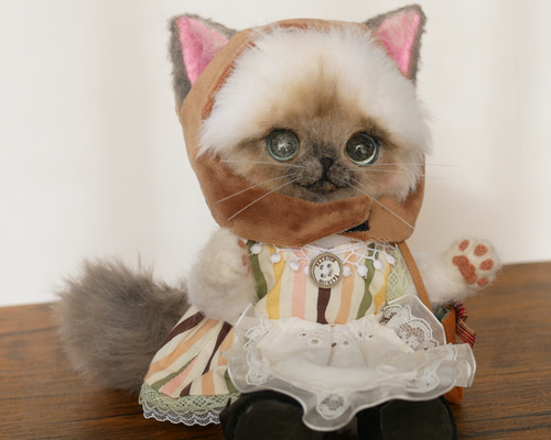 海外作家様作　アートドール　猫の赤ちゃん2体セット 海外作家様作 アートドール 猫の赤ちゃん2体セット 【公式通販】