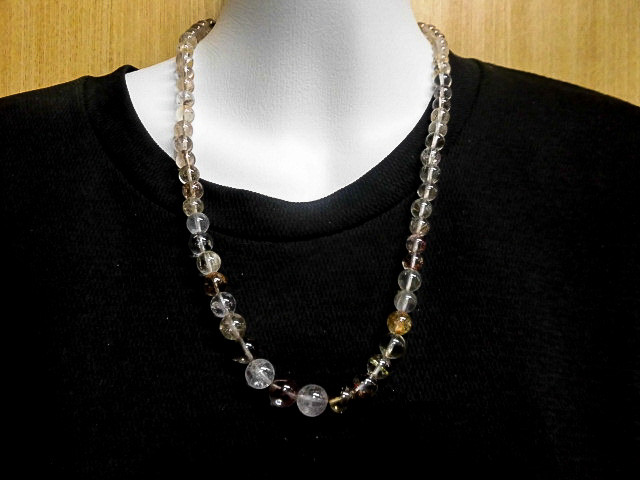 天然石 ルチルクォーツ(針水晶)ネックレス　　250720670