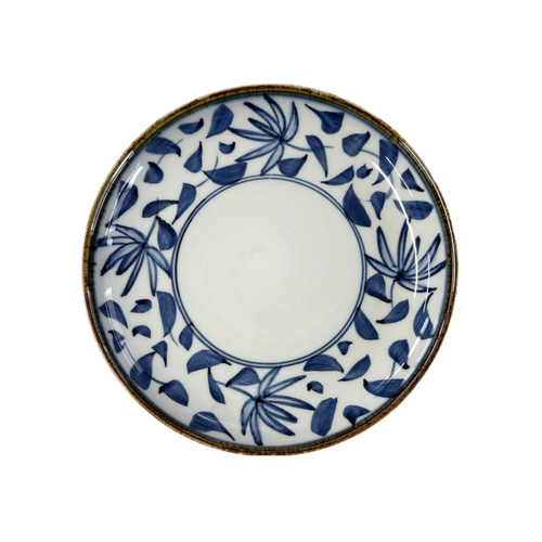 17cm丸皿（菊唐草） 小皿 藍窯 通販 20252497｜Creema(クリーマ)