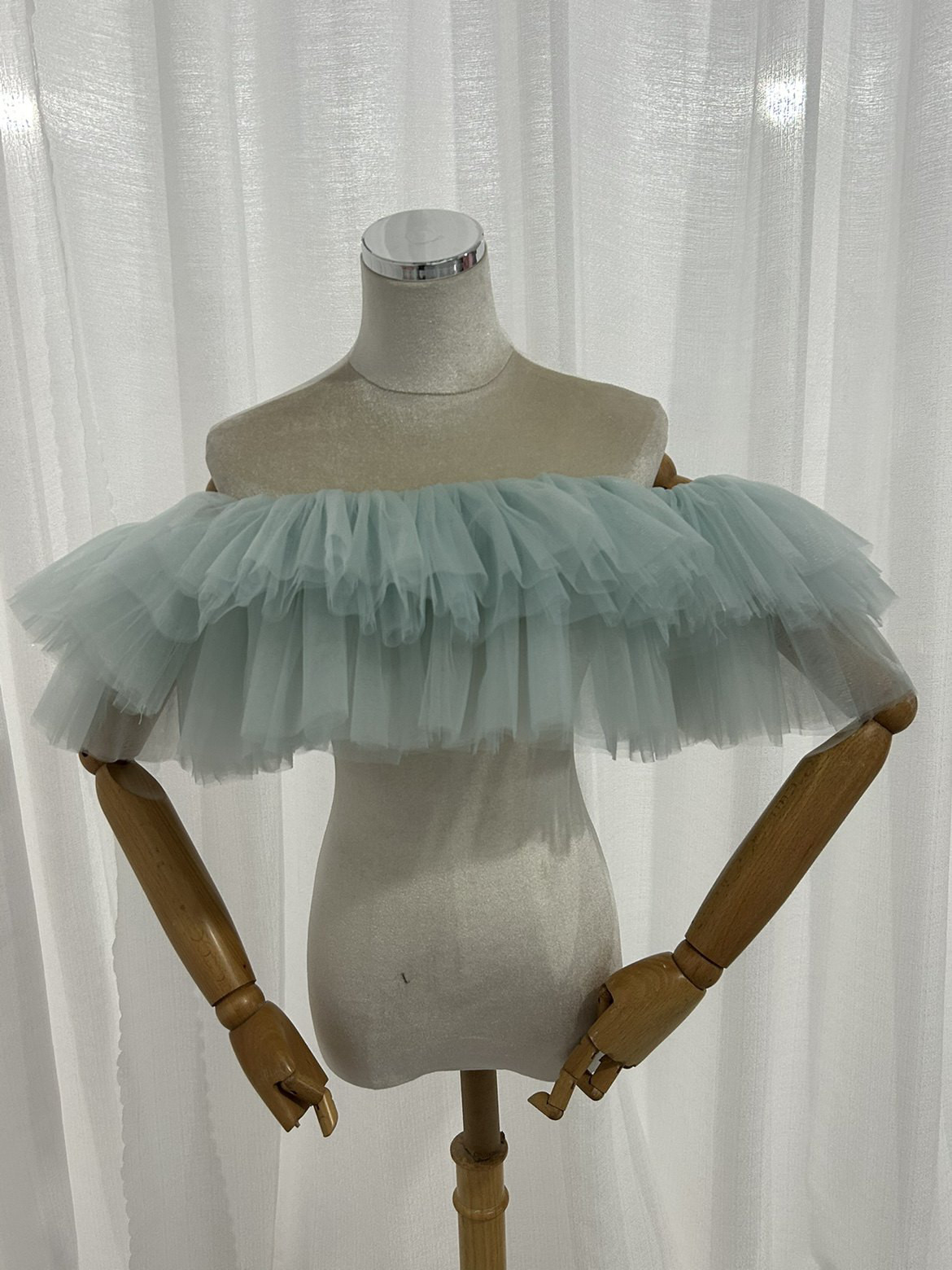 ウエディングドレス  オフショルダー タスキ サイズ調整可能 ドレスアレンジ お色直し カラードレス