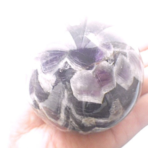 超激レア☆フラワーアメジスト大玉丸玉（スフィア）台座付☆精神面の