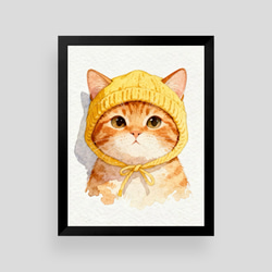 絵画。原画☆キャンバスF10【かわいい猫たちが一緒に香ばしいお風呂に