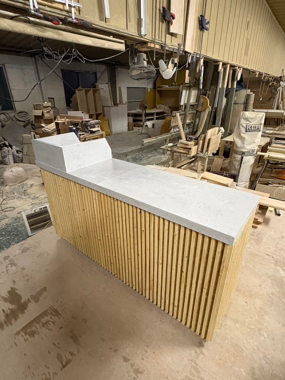 ワイド180 レジカウンター　受付カウンター　レジ台 9枚目の画像