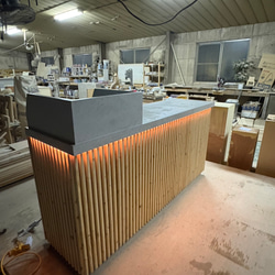 ワイド180 レジカウンター　受付カウンター　レジ台 4枚目の画像