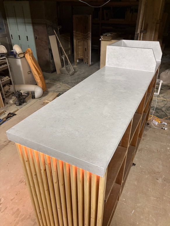 ワイド180 レジカウンター　受付カウンター　レジ台 8枚目の画像