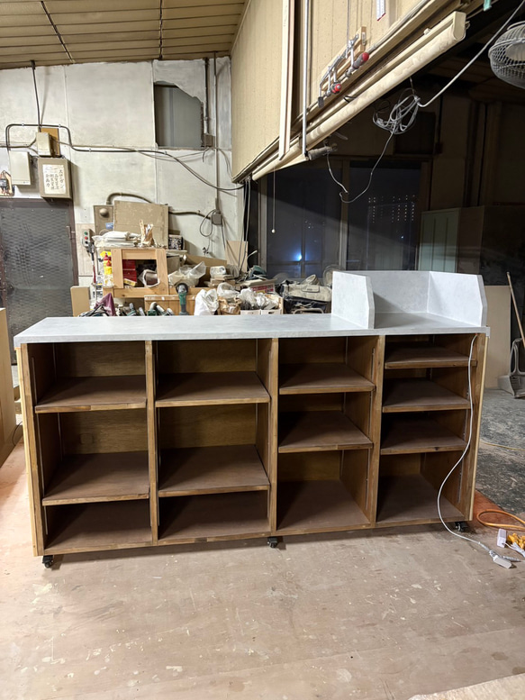 ワイド180 レジカウンター　受付カウンター　レジ台 16枚目の画像