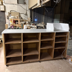 ワイド180 レジカウンター　受付カウンター　レジ台 5枚目の画像