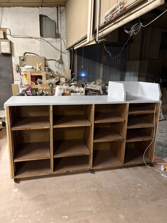 ワイド180 レジカウンター　受付カウンター　レジ台 5枚目の画像