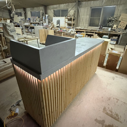 ワイド180 レジカウンター　受付カウンター　レジ台 12枚目の画像