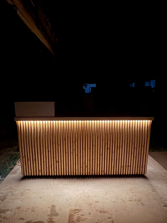 ワイド180 レジカウンター　受付カウンター　レジ台 3枚目の画像