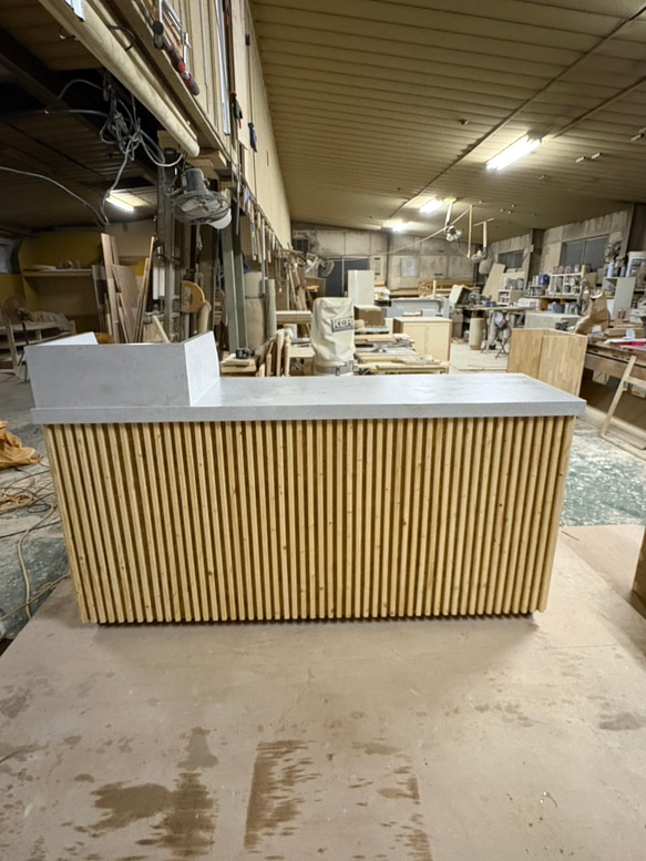 ワイド180 レジカウンター　受付カウンター　レジ台 7枚目の画像