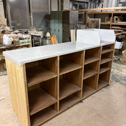 ワイド180 レジカウンター　受付カウンター　レジ台 6枚目の画像