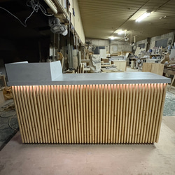 ワイド180 レジカウンター　受付カウンター　レジ台 2枚目の画像