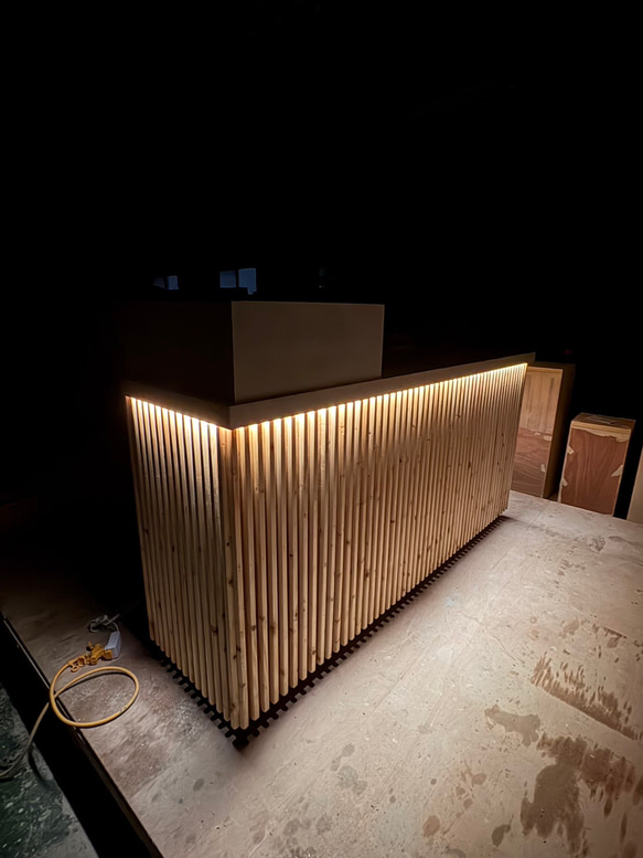 ワイド180 レジカウンター　受付カウンター　レジ台 17枚目の画像