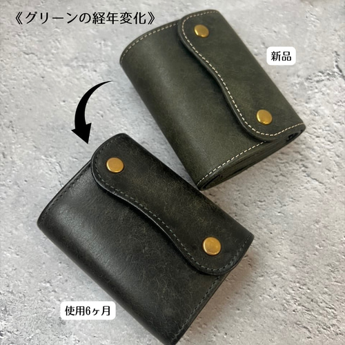 送料無料】コロンと可愛い三つ折り財布(6色展開)ミニ財布 イタリアン