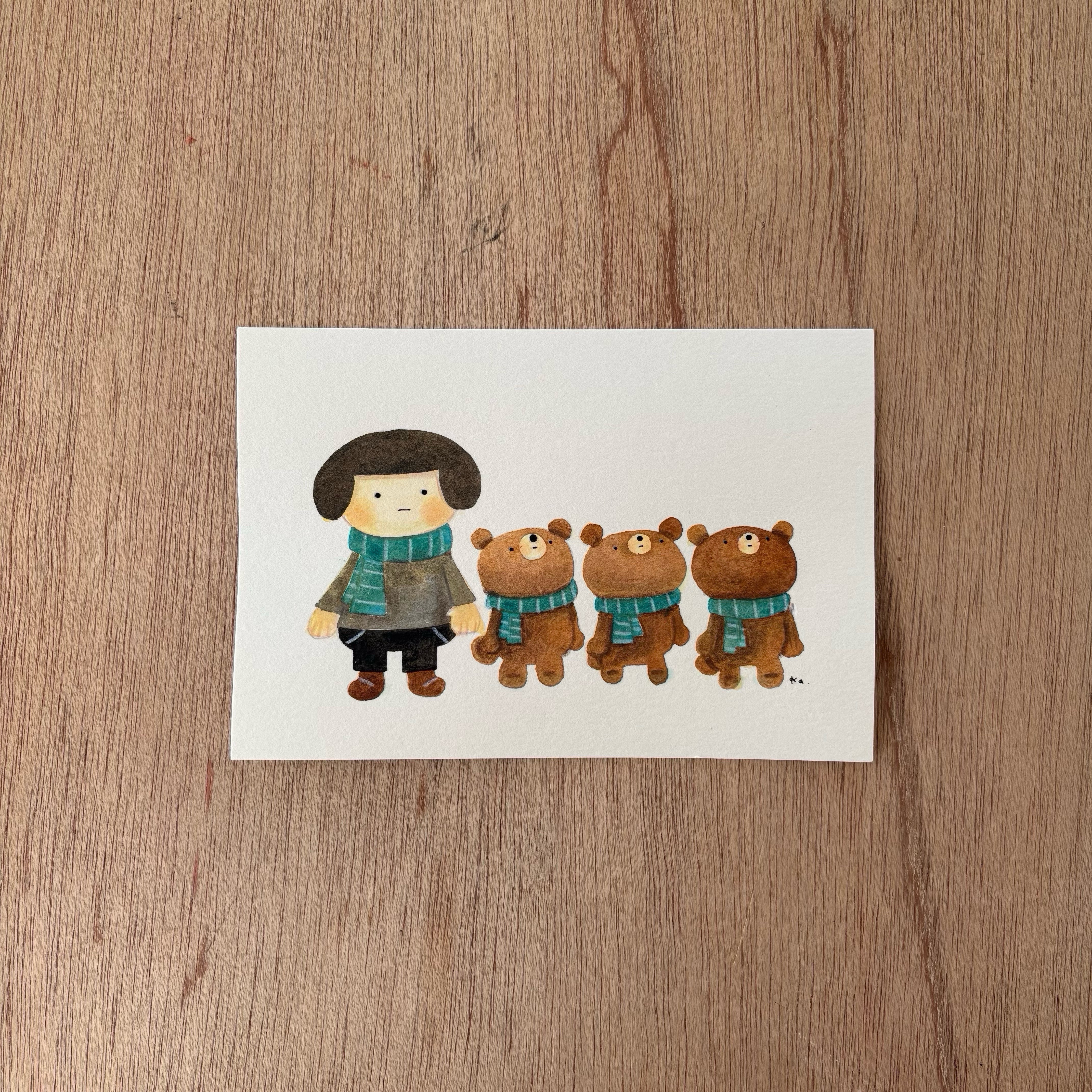 「ある冬の午後」原画　送料無料