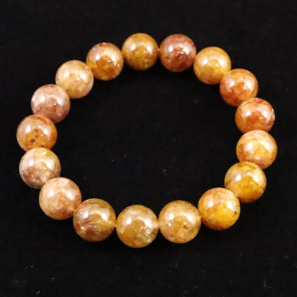 H&E社　ヒマラヤレッド アゼツライト 12mmブレスレット  42.9g #22230