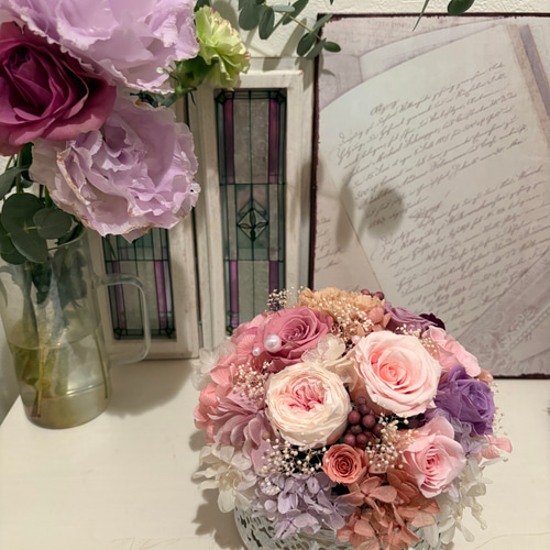 rose pink様オーダー　ハーバリウム2026 10/1。:°ஐ*。: ハーバリウム・キャンドル・オーダーメイド MiLLE MERCiS（ミル