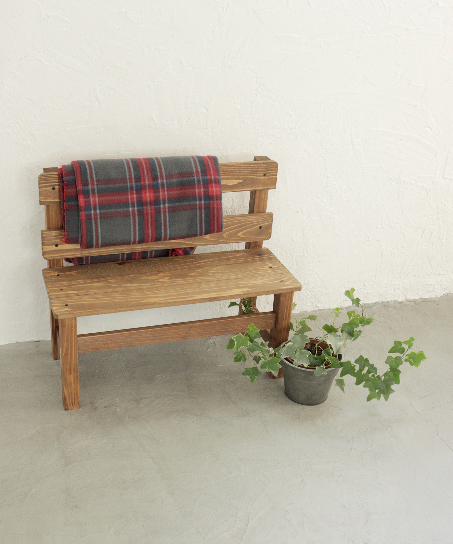 国産杉　ミニベンチ/MIKU-KOBO  DY35