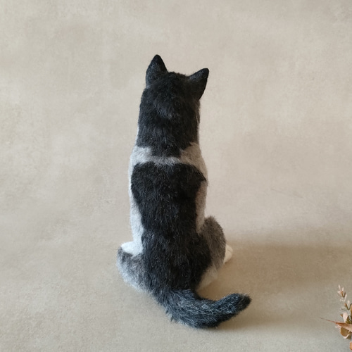アラスカンマラミュートの子犬ちゃん 羊毛フェルト 羊毛わんこ 福や