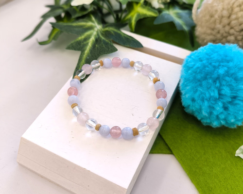 №8 ローズクォーツ・ディープローズクォーツ・クリスタル・ココナッツ