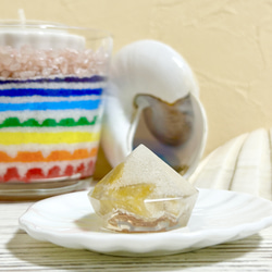 カラーサンドアート【受注制作】 アートフラワー 創造の恵〜蛍の輝き