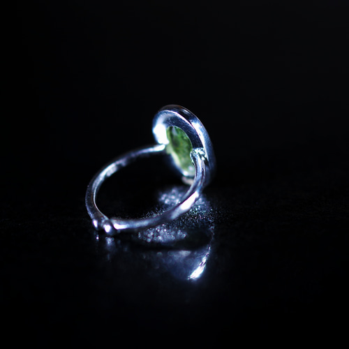 NEW 『グリーンカイヤナイト』世界でひとつの天然石リングsv925 指輪