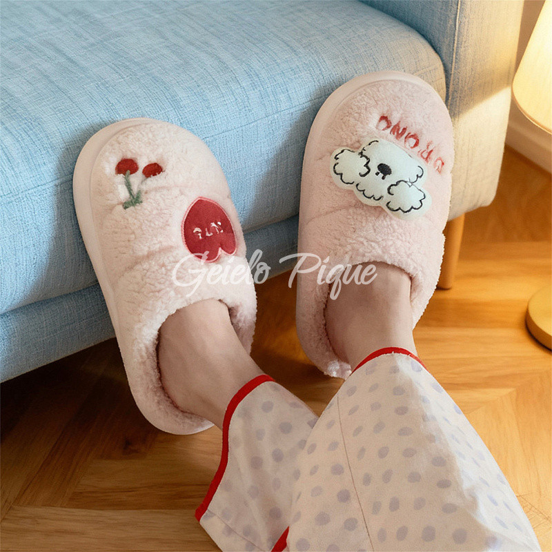 和風 学生用 おうち 滑り止め キャラクター 冬 暖かい モコモコ ルームシューズ レディース 5,850円