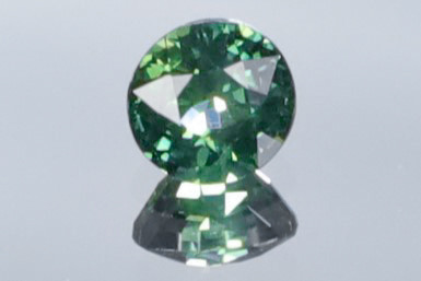 多色の耀き★彡 VVS ブルー＆グリーン 天然 サファイア 0.53ct ルース 非加熱 4.5mm ラウンド