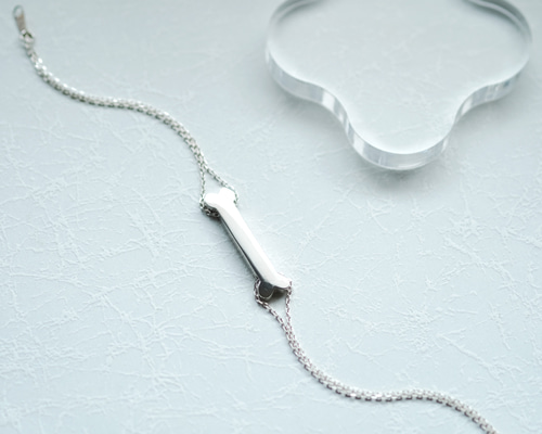 ♥アンティーク　シルバー　９２５　ブレスレット　② 骨 2連 ブレスレット シルバー925 ブレスレット Cloudjewelry