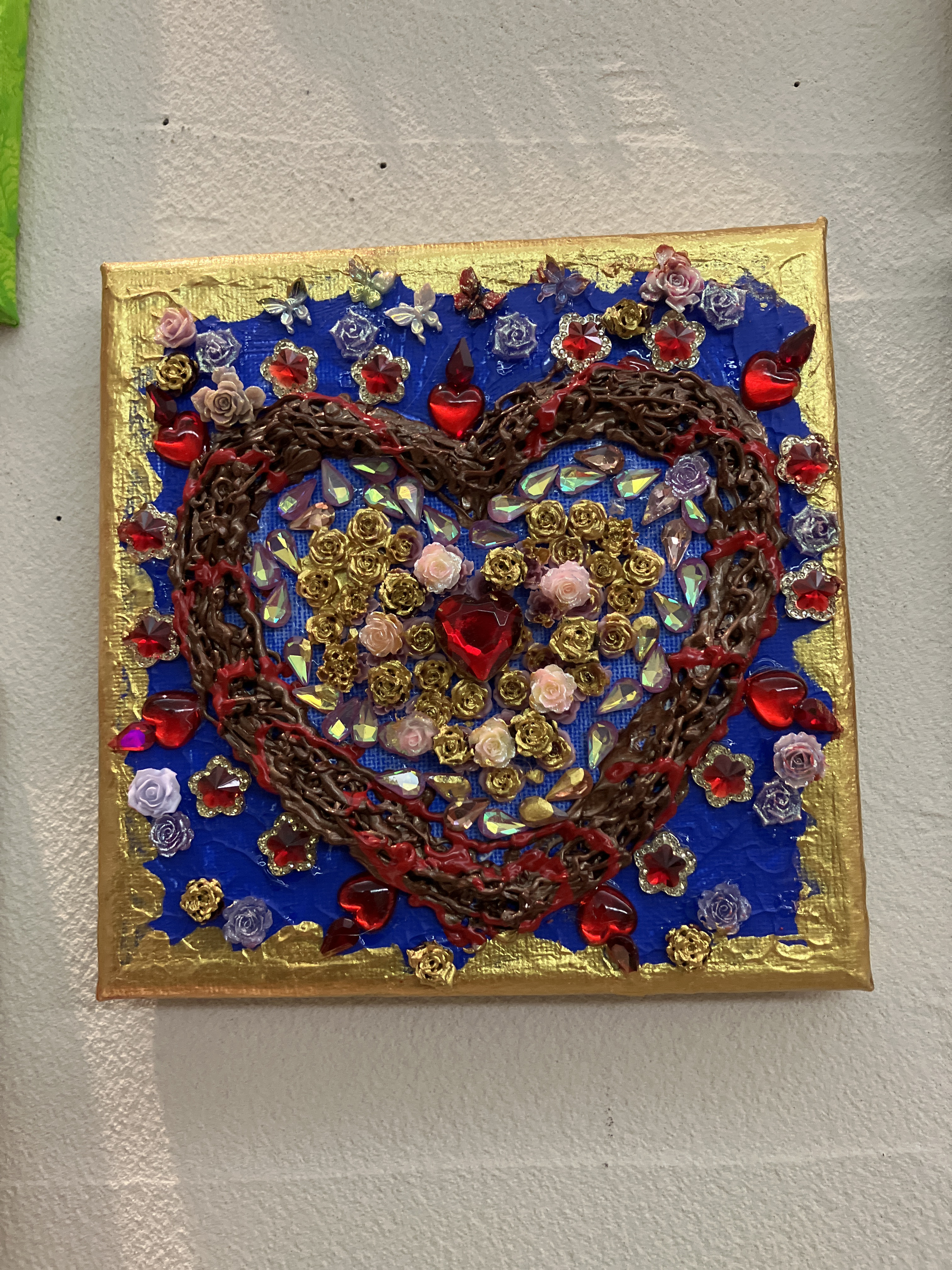 壁掛けアート　ハートは愛のメッセージ35