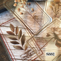 送料無料【P112-2 コラージュ素材】海外紙モノ コラージュノート 本