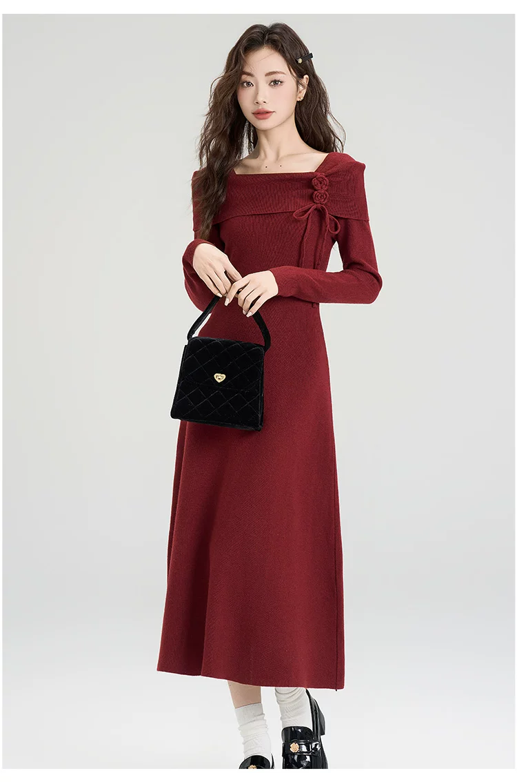 カーディガン トレーナー コート ジャケット 裏起毛 秋冬黒ふわふわ裏起毛ニットフード付きロングコート 受注制作 通勤