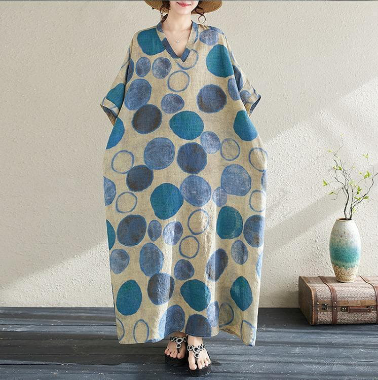 【大きいサイズ】 レディース ロング　ワンピース　春夏 秋 新品 半袖